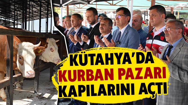 Kütahya’da kurban pazarı açıldı