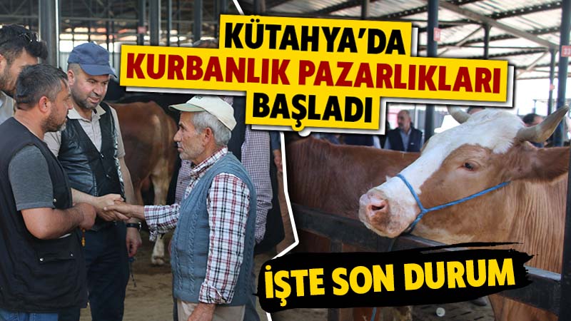 Kütahya’da Kurban Bayramı öncesi