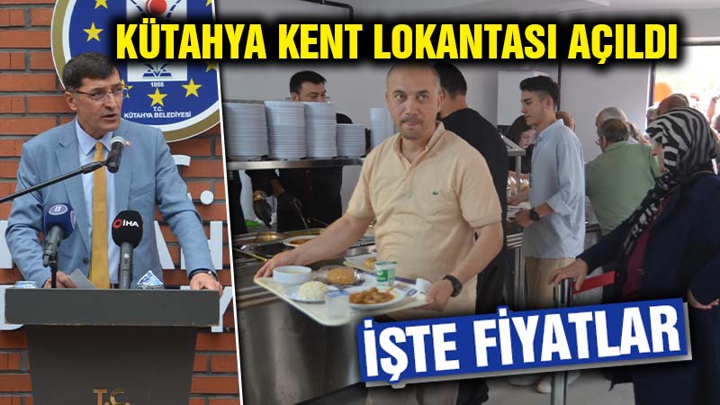 Kütahya’nın ilk Kent Lokantası