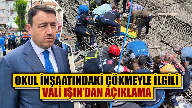 Kütahya’da inşaatta çöken kalıpların altında kalan 5 işçi yaralandı