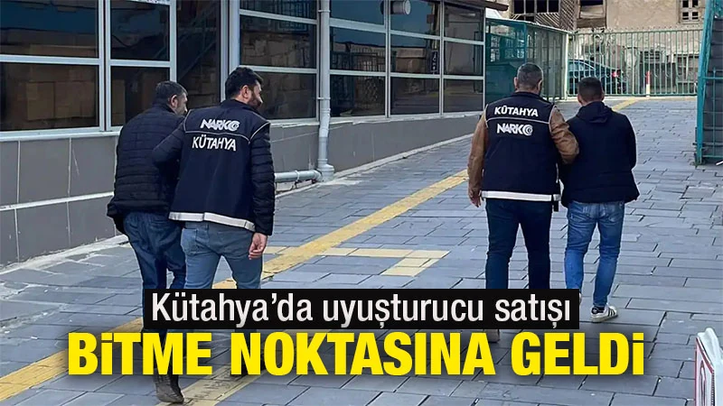 Kütahya’da polis ekipleri düzenlediği