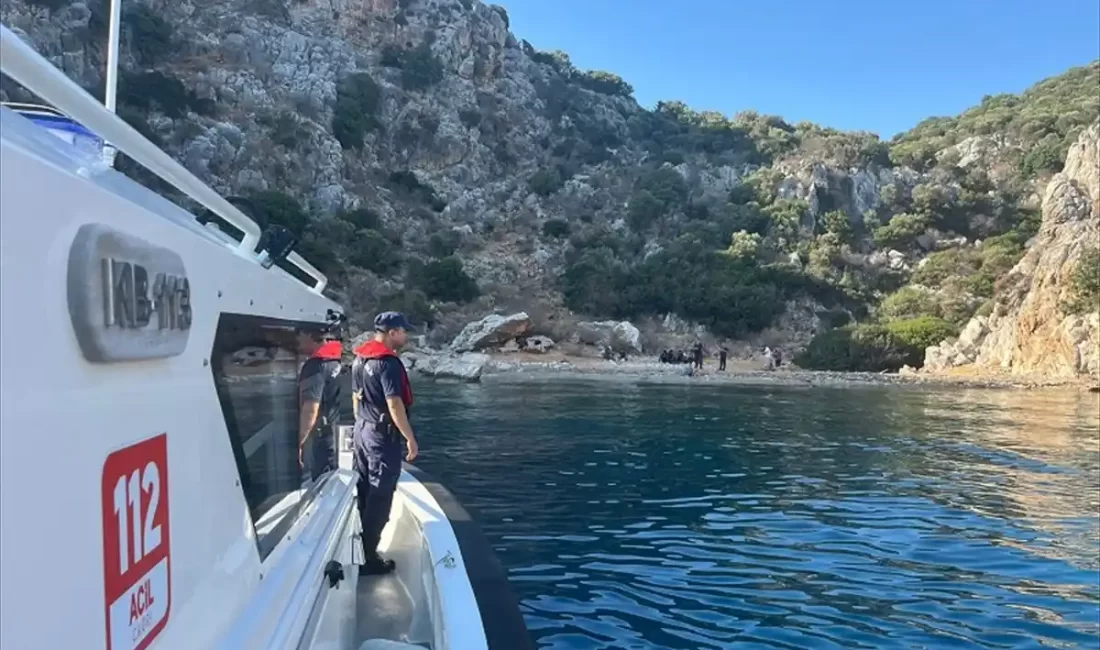 Muğla'nın Marmaris ilçesinde sahil