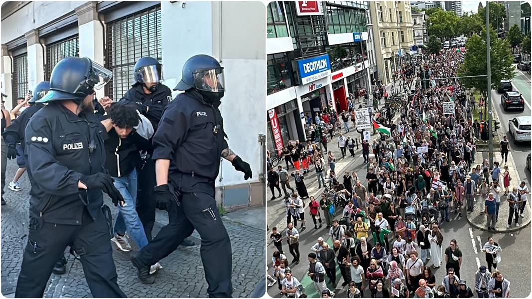 Almanya’nın başkenti Berlin’de, Filistin’e