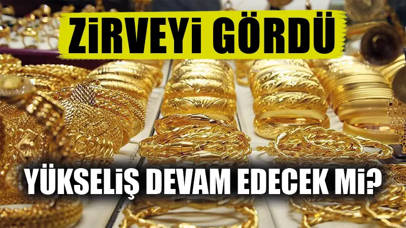 Gram altın zirveyi gördü,