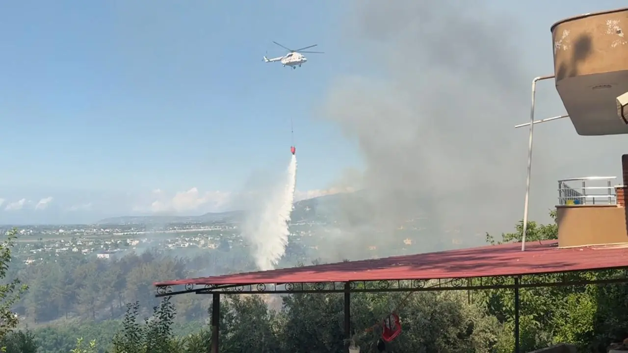 Hatay’da orman yangını