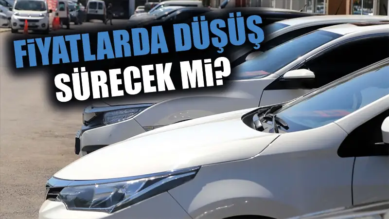 İkinci el otomobilde fiyat düşüşü sürüyor