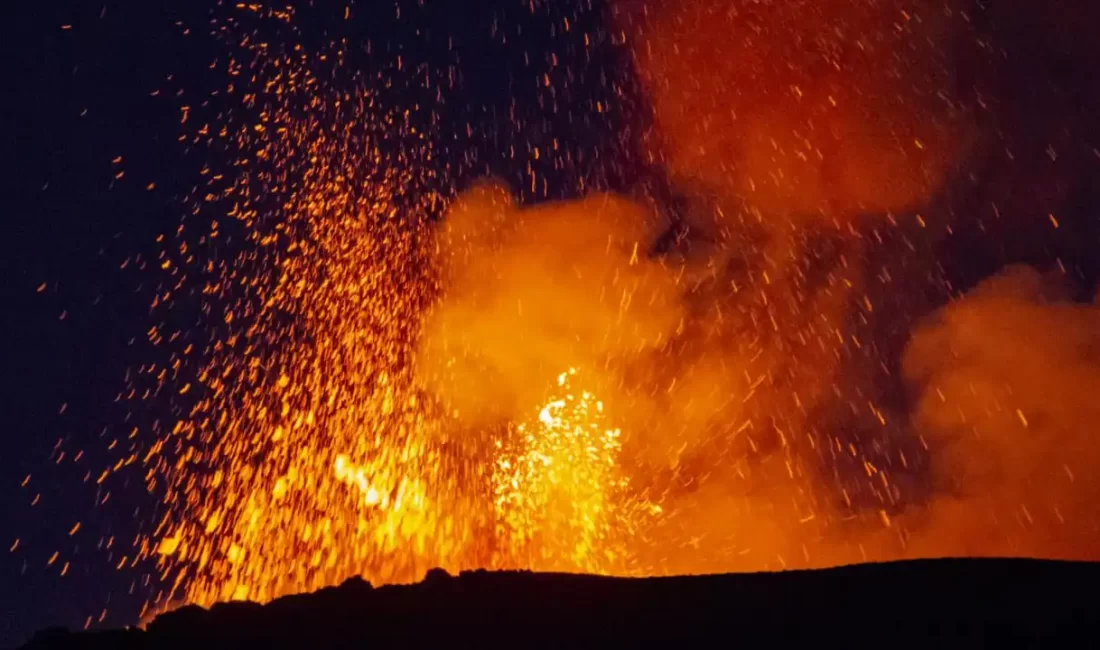 İtalya'da Etna Yanardağı yine