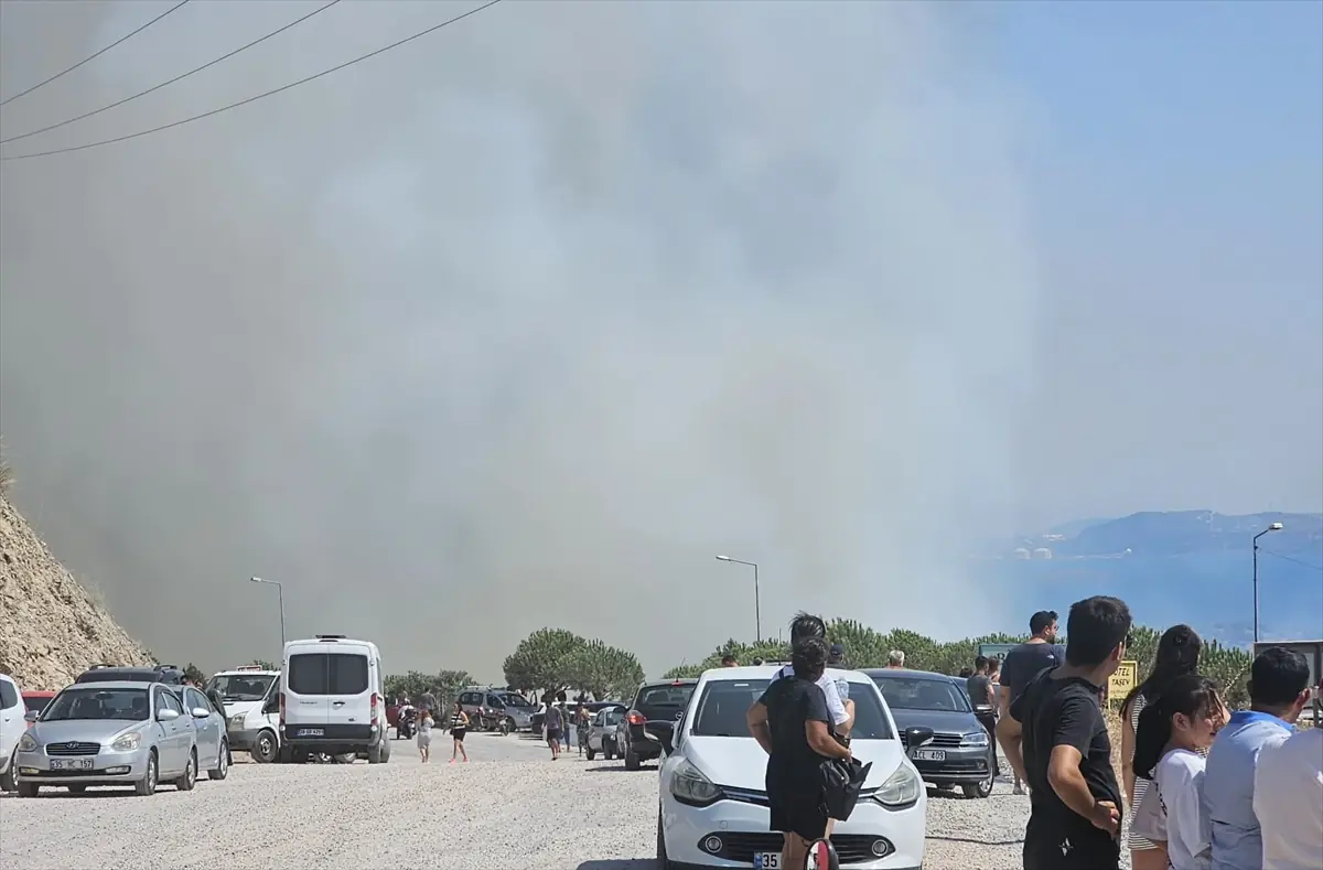 İzmir’de orman yangını çıktı, ekipler müdahale ediyor