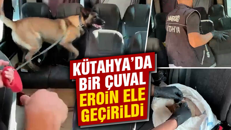 Kütahya polisinin yaptığı operasyonda,