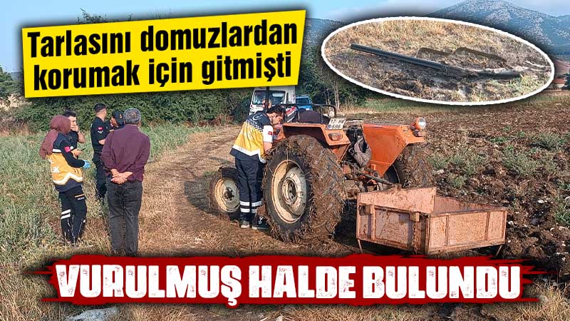 Kütahya’da bir kişi tarlasında ölü bulundu