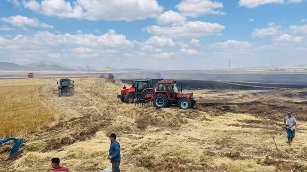 Kütahya’da tarım arazisi yangını, 1140 dekar alan zarar gördü