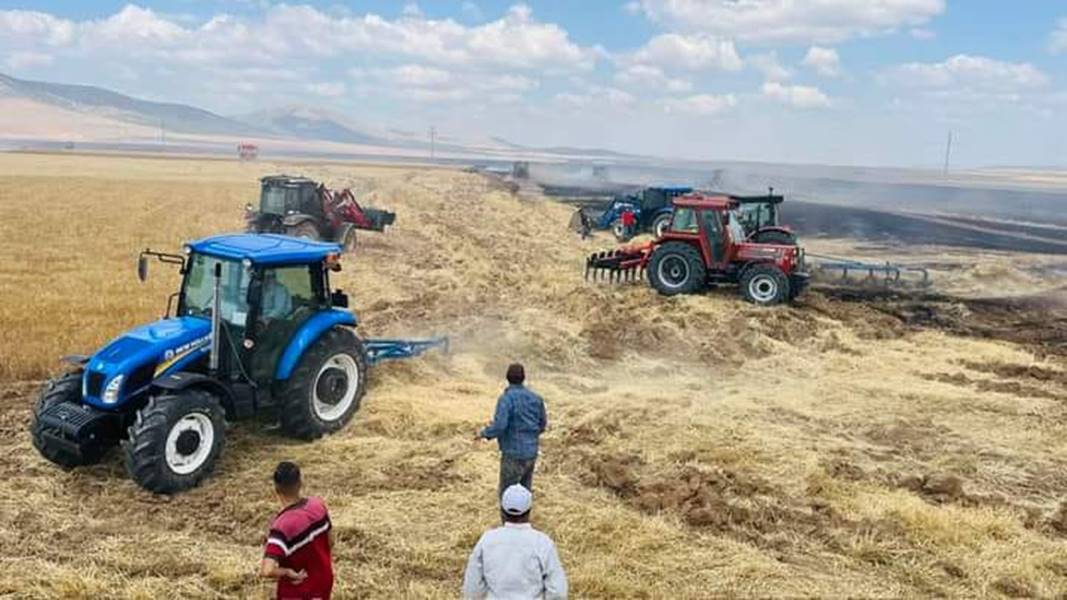 Kütahya’da tarım arazisi yangını, 1140 dekar alan zarar gördü