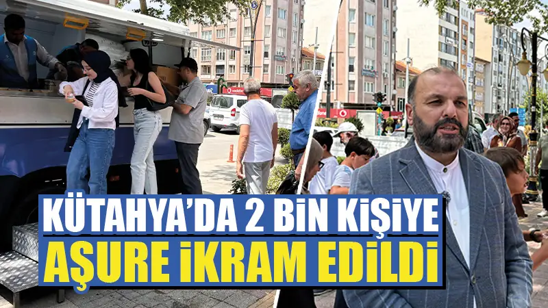 Kütahya’da 2 bin vatandaşa aşure ikramı