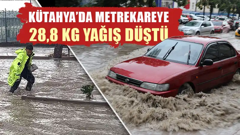 Kütahya’da metrekareye düşen yağış miktarı belli oldu 