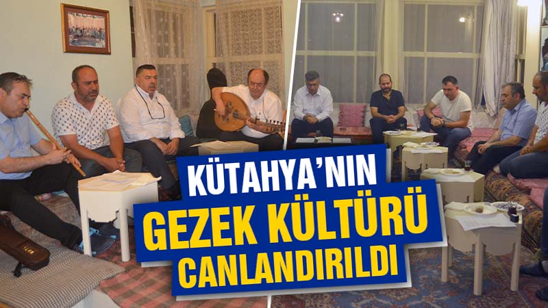 Kütahyalı ressam Ahmet Yakupoğlu’nun “gezek” kültürü yaşatılıyor