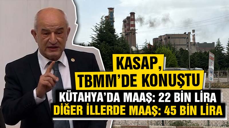 SP Kütahya Milletvekili Ali Fazıl Kasap, termik santralle ilgili TBMM’de konuştu