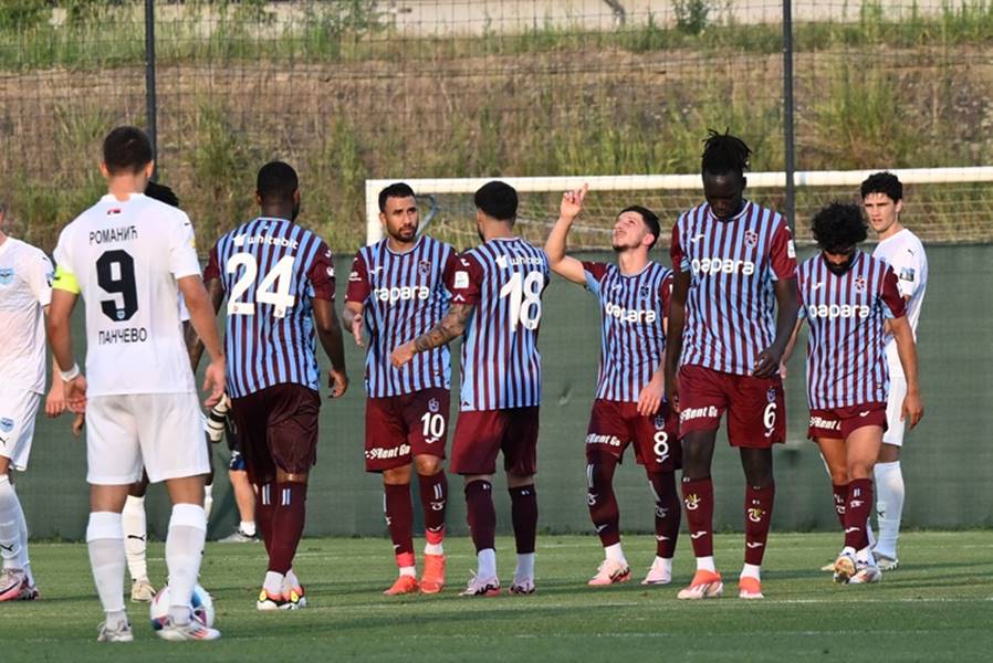 Trabzonspor, hazırlık maçında Zeleznicar Pancevo’yu 3 golle geçti