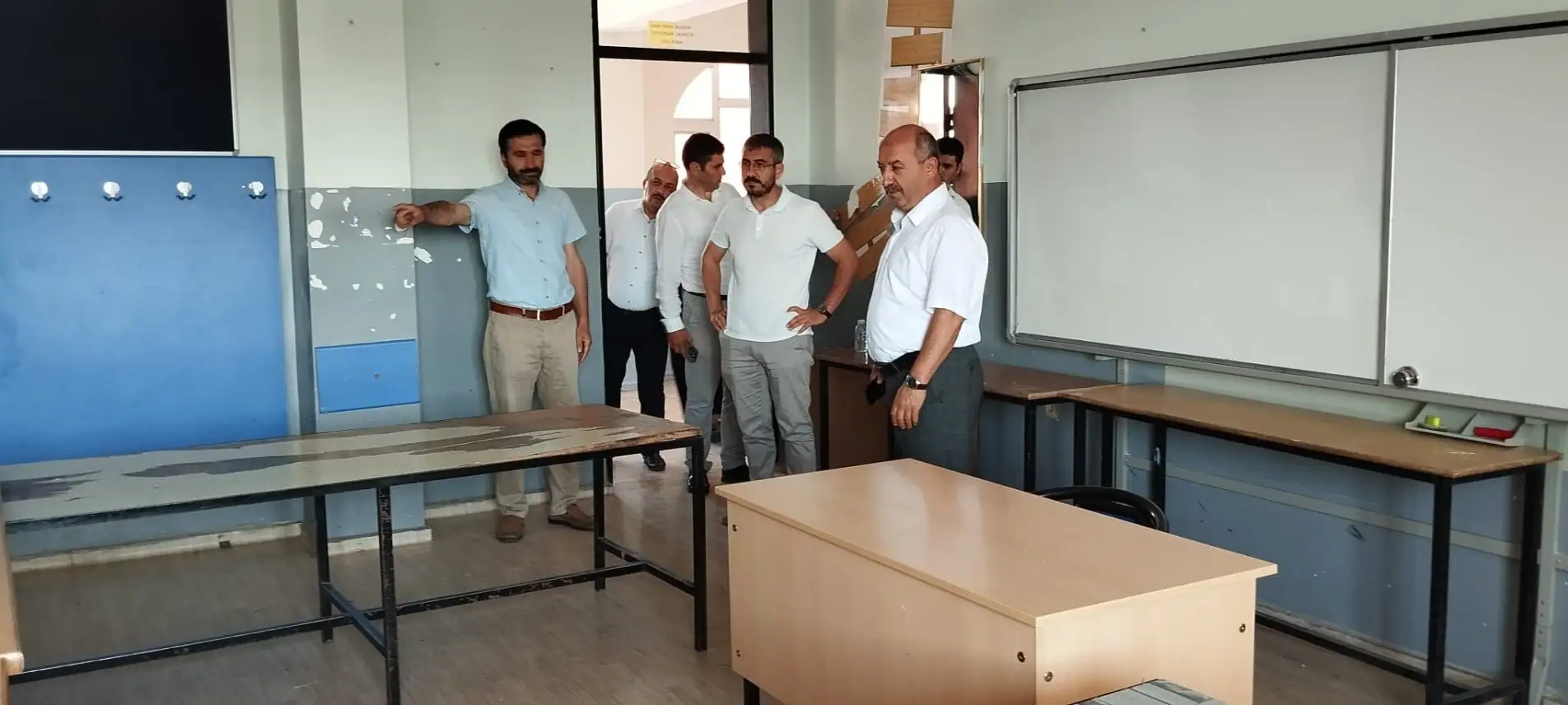 Kütahya’da okullardaki bakım onarım çalışmaları incelendi 