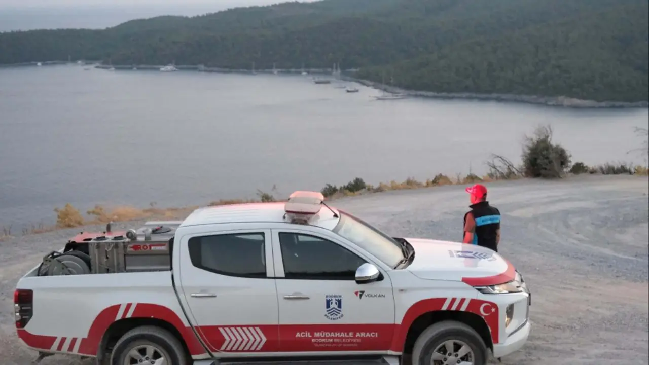 Bodrum’da orman yangını önlemleri