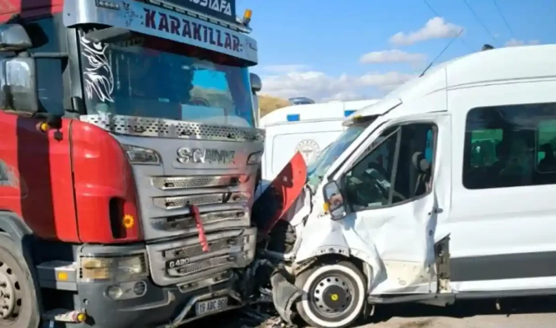 Çorum'da meydana gelen trafik