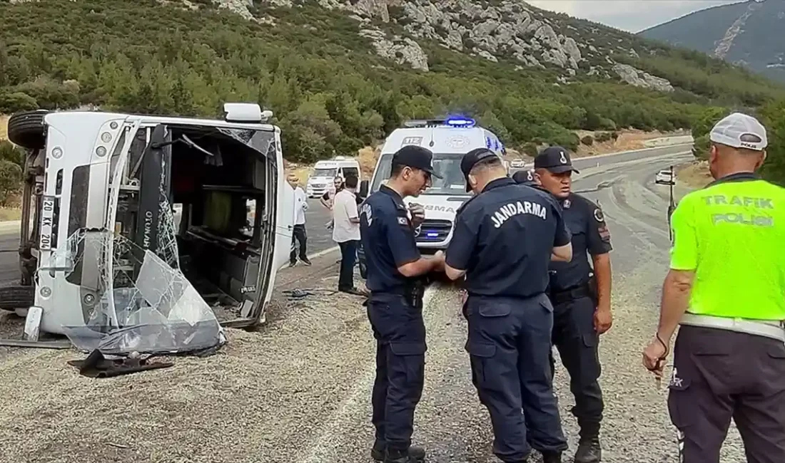 Denizli'nin Pamukkale ilçesinde meydana