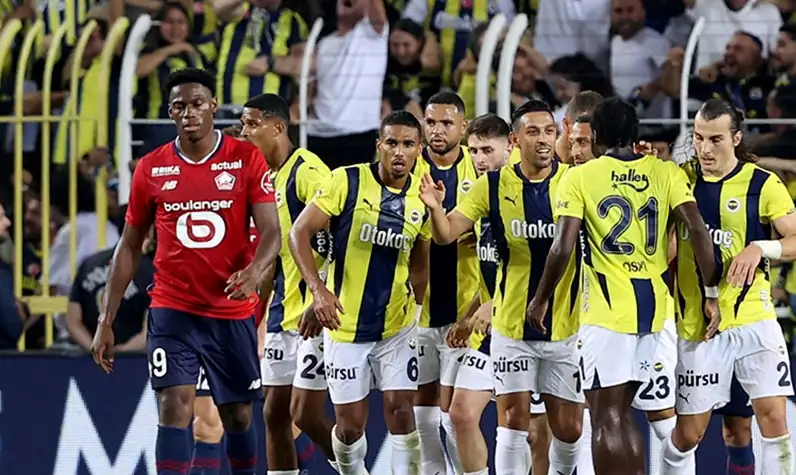 Fenerbahçe, Lille'e elendi. 1-1