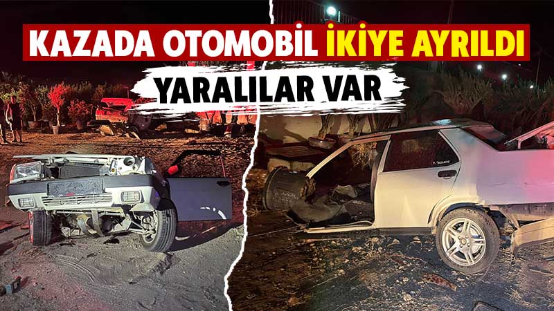 İzmir’de hafif ticari araç ile otomobilin çarpıştı: 5 yaralı