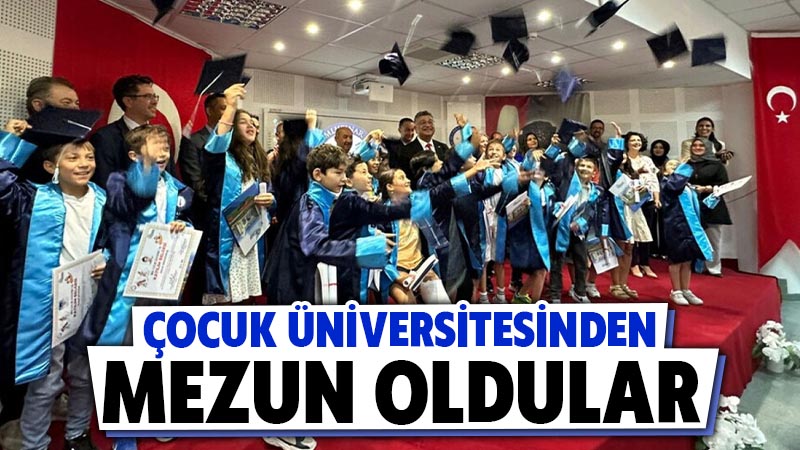 Kütahya DPÜ Çocuk Üniversitesi’nde mezuniyet heyecanı