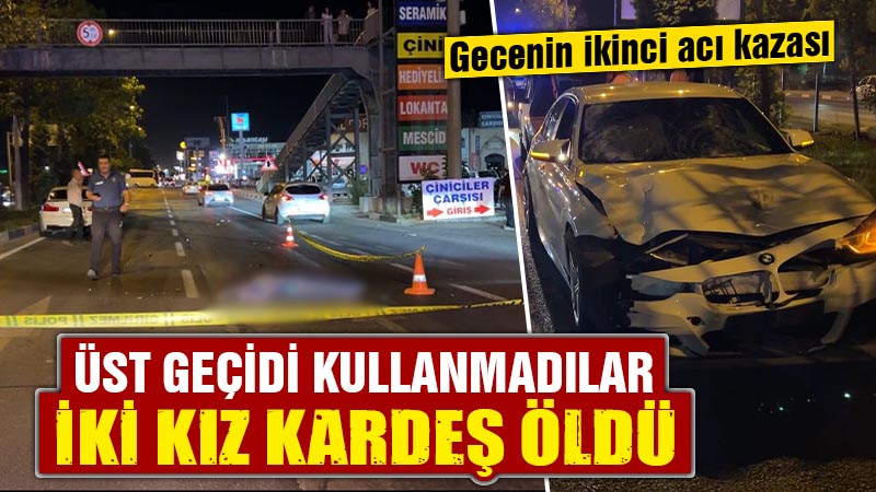 Kütahya’da ikinci acı kaza, iki kız kardeş öldü