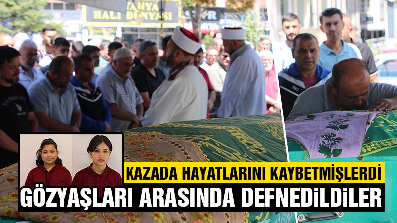 Kütahya’da kazada ölen iki kız kardeş defnedildi