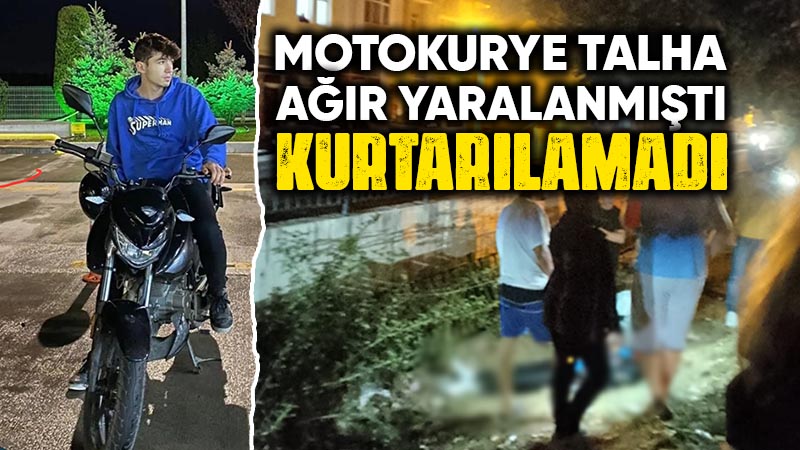 Kütahya’da kazada yaralanan motokurye hayatını kaybetti