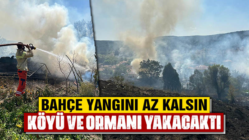 Kütahya’da köydeki büyük yangın güçlükle söndürüldü