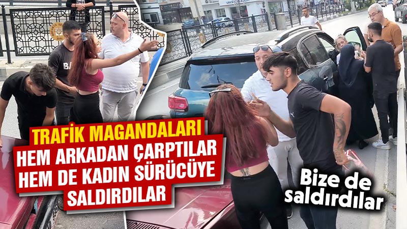 Kütahya’da trafik magandaları arkadan çarptıkları sürücüye saldırdılar