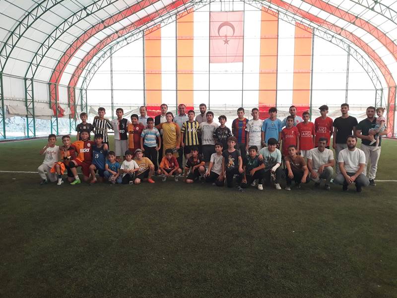 Kütahya’da yaz kur’an kursları arası futbol turnuvası ödül töreni