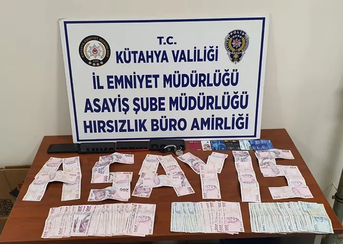 Kütahya polisi yeni nesil yöntemli hırsızları yakaladı