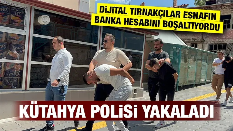 Kütahya polisi yeni nesil yöntemli hırsızları yakaladı