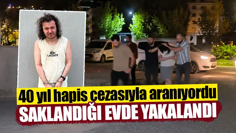 Kütahya’da 40 yıl hapis cezası bulunan hükümlü yakalandı