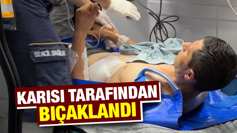 Kütahya’da kadın kocasını bıçakladı