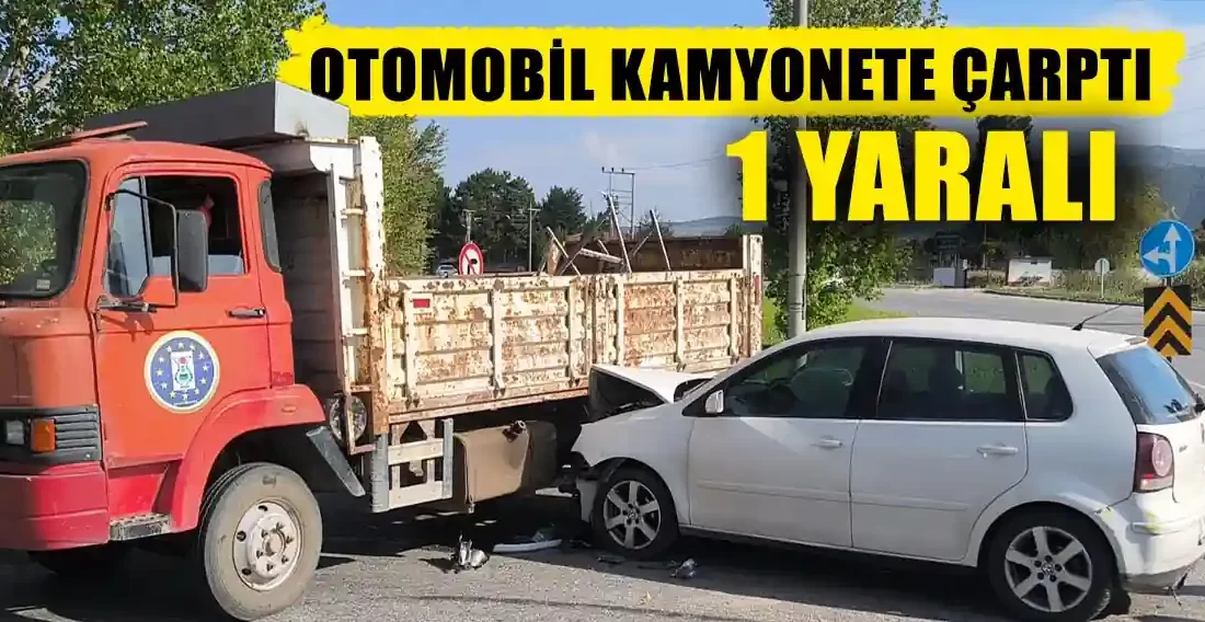 Kütahya’da otomobil ile kamyonetin