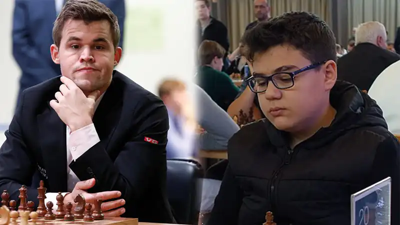 Magnus Carlsen’i mat eden 13 yaşındaki Türk yeni ünvanını aldı