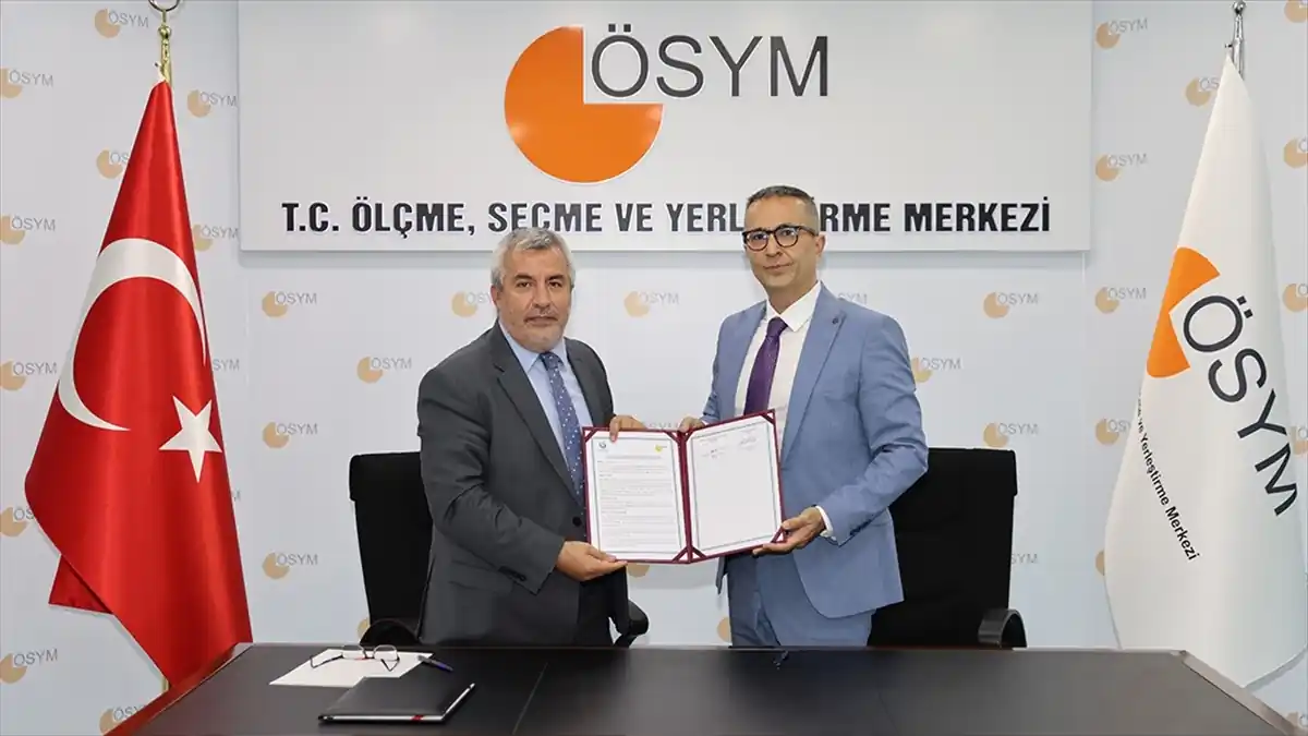 ÖSYM ve Yunus Emre Enstitüsü arasında protokol imzalandı