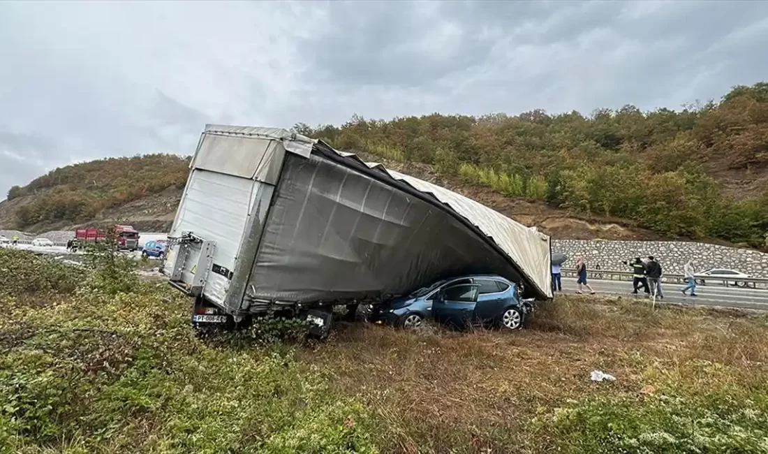 Samsun-Ankara kara yolunda meydana