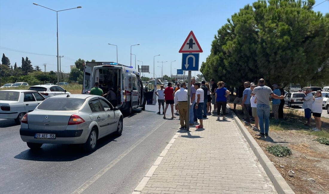 Aydın'ın Söke ilçesinde, yolun