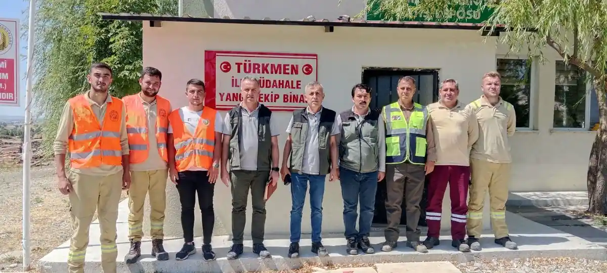 Kütahya’da orman yangını ilk müdahale ekipleri denetlendi