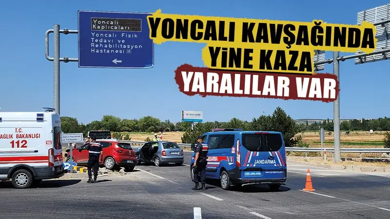 Kütahya’da trafik kazası, yaralılar var 