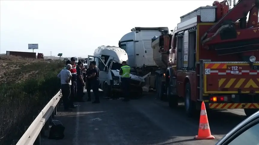 Adana'da meydana gelen trafik