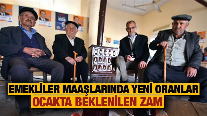 Emeklileri ocakta bekleyen zam formülü değişti