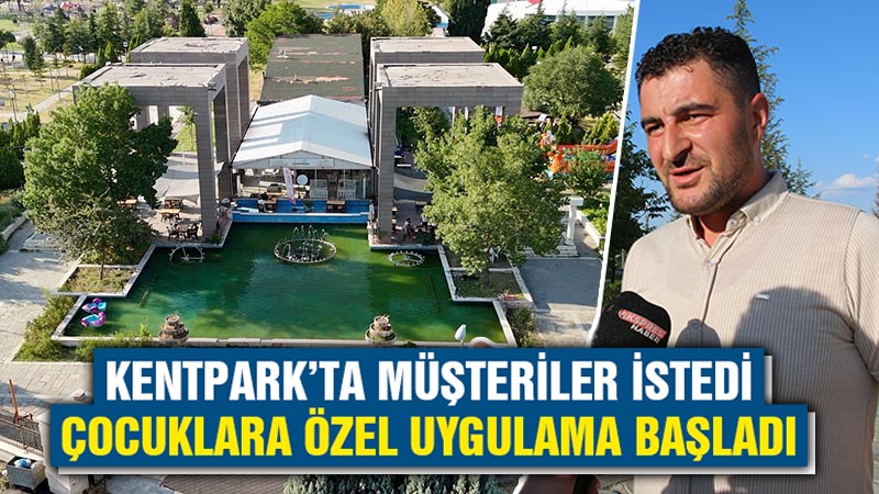 Kütahya’da Kentpark’tan çocuklara özel uygulama