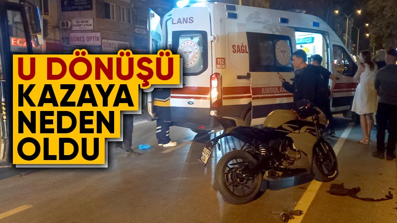 Kütahya’da U dönüşü kazaya neden oldu, 1 yaralı