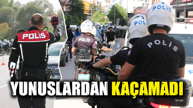 Kütahya’da polis merkezin önünde